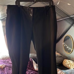 Woman’s dress pants black comfortable size 18 long